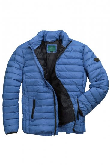 Boston Park 638 Steppelt dzseki bellyfit állógallérral Kobaltkék - Kabátok - Nagyméretű Kabátok - 2XL-8XL