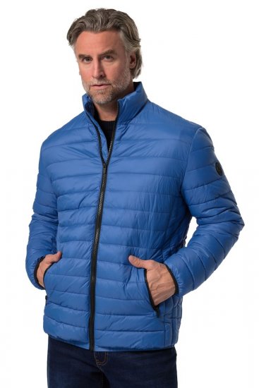 Boston Park 638 Steppelt dzseki bellyfit állógallérral Kobaltkék - Kabátok - Nagyméretű Kabátok - 2XL-8XL