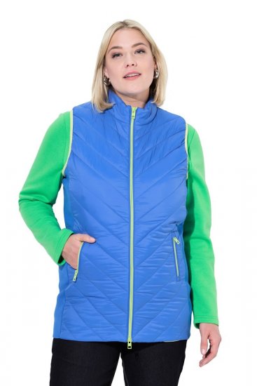 Ulla Popken 837409 Steppelt HYPRAR mellény Kék - Mellények - 