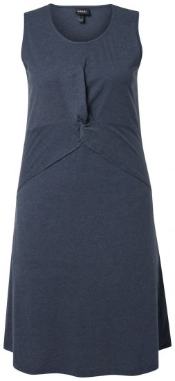 Ulla Popken 837874 Ujjatlan jersey ruha Sötétkék - Jersey ruhák - 