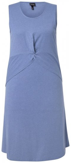 Ulla Popken 837874 Ujjatlan jersey ruha Kék - Jersey ruhák - 