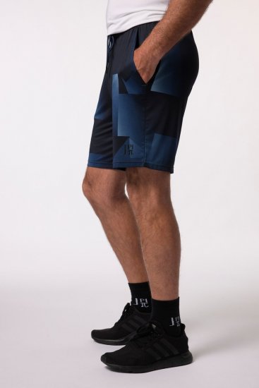 JP1880 FLEXNAMIC® GeoMotion Tennis Shorts Dark Blue - Sportruházat - Nagyméretű Sportruházat 2XL-10XL