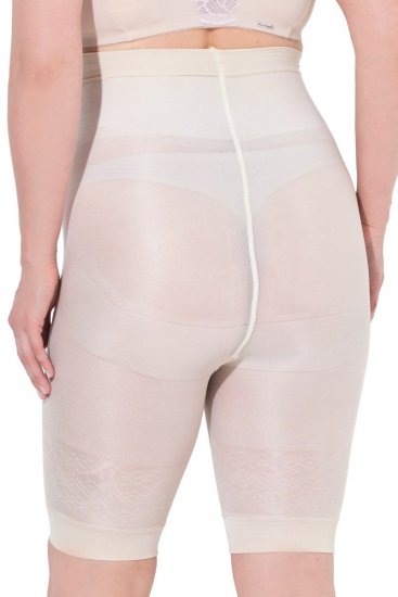 Ulla Popken 838209 Alakformáló kidörzésgátló rövidnadrág Törtfehér - Kidörzésgátló rövidnadrágok - 