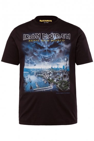 JP1880 Iron Maiden Brave New World T-Shirt Black - Pólók - Nagyméretű pólók - 2XL-14XL