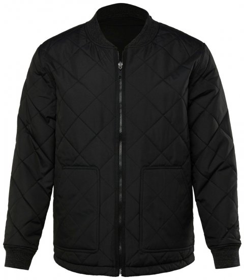 JP1880 838875 Kifordítható college dzseki Fekete - Kabátok - Nagyméretű Kabátok - 2XL-8XL