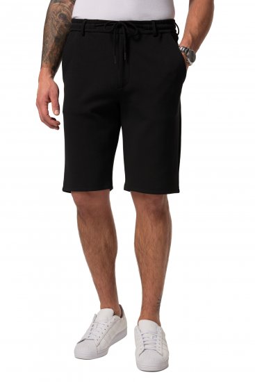 JP1880 Jersey Bermuda Chino Shorts Flexnamic Black - Rövidnadrág - Nagyméretű Rövidnadrág W40-W60