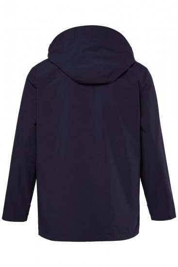 Men+ 215 Esőkabát kapucnival Sötétkék - Kabátok - Nagyméretű Kabátok - 2XL-8XL
