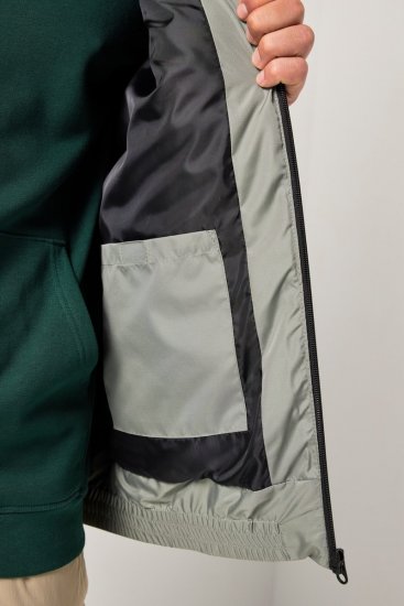 JAY-PI Lightly Quilted Vest with Stomach Fit Grey - Kabátok - Nagyméretű Kabátok - 2XL-8XL