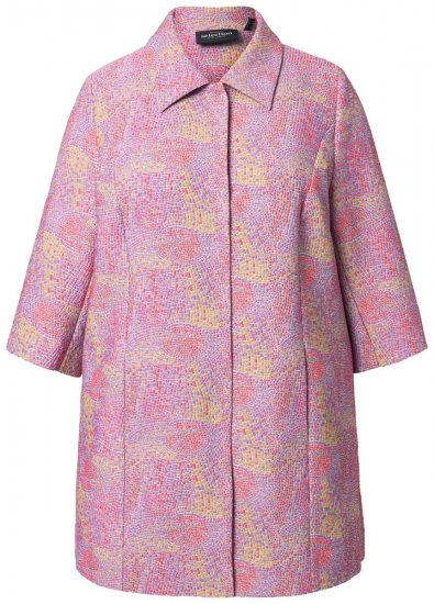 Ulla Popken 839708 Kabátka Lila - Dzsekik - Nagy méretű női dzsekik