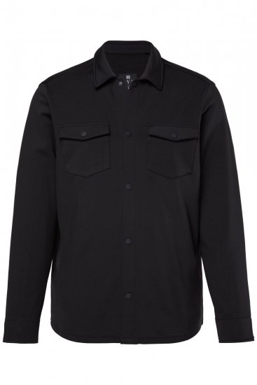 JAY-PI FLEXNAMIC® Sweat-Overshirt Black - Kabátok - Nagyméretű Kabátok - 2XL-8XL