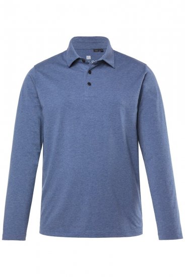 JAY-PI Quickdry Polo Long Sleeve Blue - Pólóingek - Galléros Pólók 2XL-8XL - Pólóingek 2XL-8XL