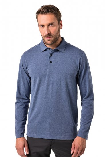 JAY-PI Quickdry Polo Long Sleeve Blue - Pólóingek - Galléros Pólók 2XL-8XL - Pólóingek 2XL-8XL