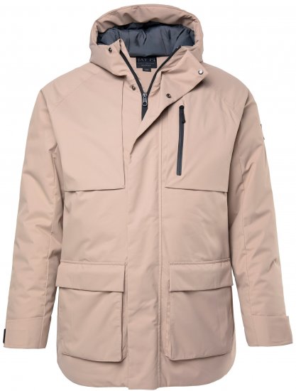 Jay-Pi Jacket Technical Waterproof Windproof Dusty Pink - Kabátok - Nagyméretű Kabátok - 2XL-8XL