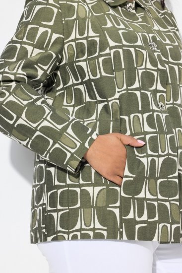 Ulla Popken 839781 Kabátka Szürke - Dzsekik - Nagy méretű női dzsekik