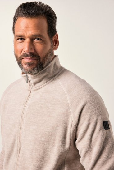 JP1880 Fleece Jacket Stand-up Collar Dusty Pink - Sportruházat - Nagyméretű Sportruházat 2XL-10XL