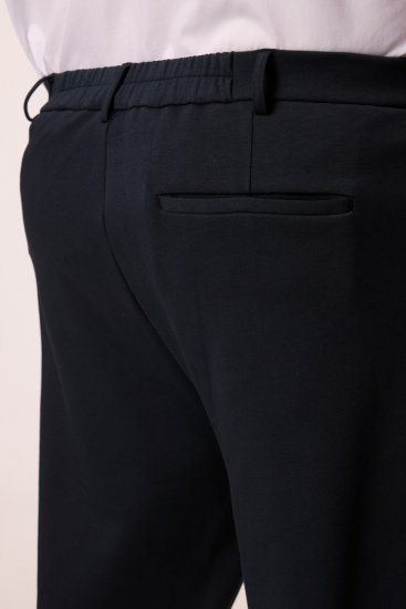 Men+ 207 Bilbao Flexlastic Jersey chino nadrág Sötétkék - Öltönyök - Nagyméretű öltönyök
