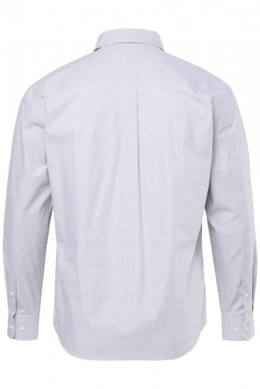 JP1880 Business Shirt Long Sleeve Two-Tone Grey - Ingek - Ingek 2XL-10XL