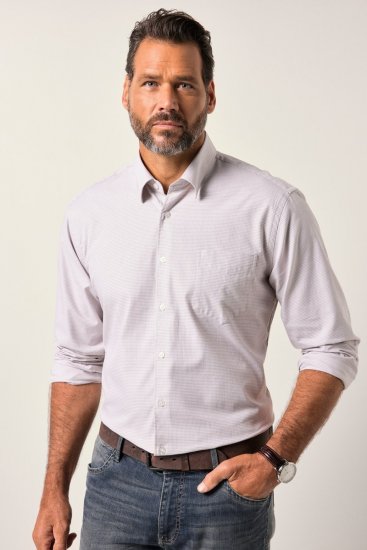 JP1880 Business Shirt Long Sleeve Pink - Ingek - Ingek 2XL-10XL