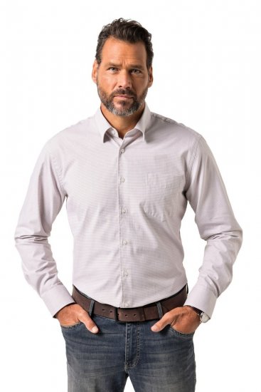 JP1880 Business Shirt Long Sleeve Pink - Ingek - Ingek 2XL-10XL
