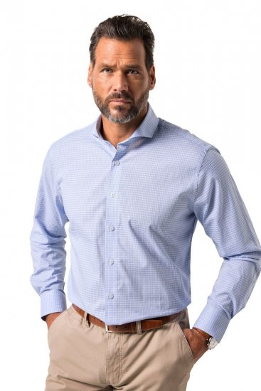 JP1880 Business Shirt Long Sleeve Ice Blue - Ingek - Ingek 2XL-10XL
