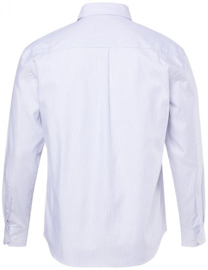 JP1880 Business Shirt Long Sleeve Striped Snow White - Ingek - Ingek 2XL-10XL