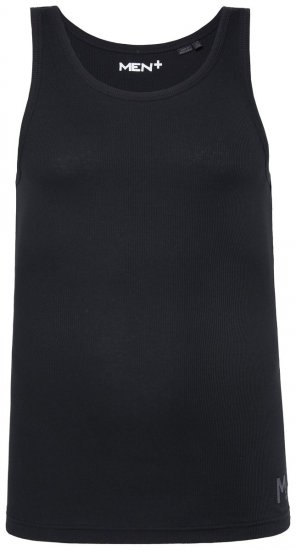 Men+ 620 Bordázott trikó Fekete - Pólók - Nagyméretű pólók - 2XL-14XL