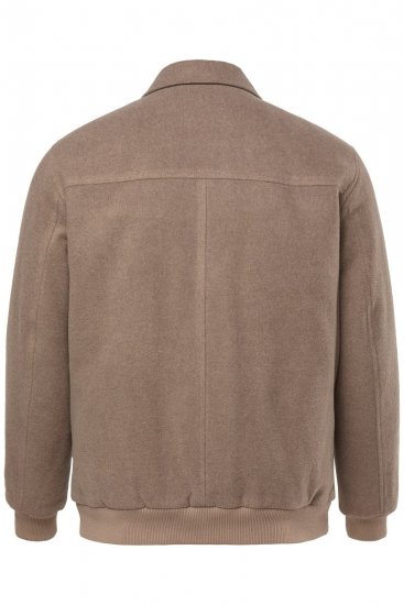 JP1880 Blouson Jacket Lightweight and Warm Brown - Kabátok - Nagyméretű Kabátok - 2XL-8XL