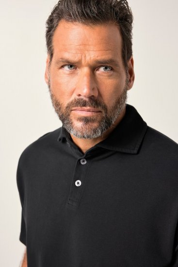 JP1880 Polo Shirt Pique Vintage Black - Pólóingek - Galléros Pólók 2XL-8XL - Pólóingek 2XL-8XL