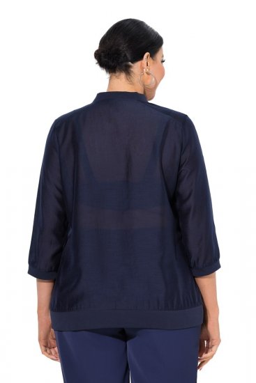 Ulla Popken 841127 Blúz Sötétkék - Blúzok - Plus size blúzok hétköznapokra