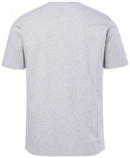 JP1880 T-shirt Short Sleeve Chest Print Grey Melange - Pólók - Nagyméretű pólók - 2XL-14XL