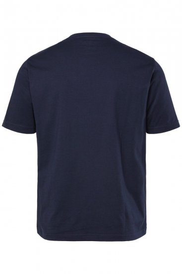 JP1880 T-Shirt Short Sleeve Chest Print Navy - Pólók - Nagyméretű pólók - 2XL-14XL