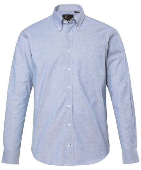JP1880 Oxford Shirt Flexnamic Long Sleeve Ash Turquoise - Ingek - Ingek 2XL-10XL