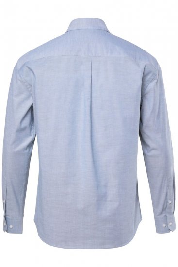 JP1880 Oxford Shirt Flexnamic Long Sleeve Ash Turquoise - Ingek - Ingek 2XL-10XL