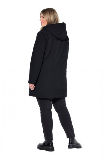 Ulla Popken 841398 Kabát Fekete - Kabátok - Női plus size kabátok
