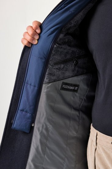 JP1880 Coat Flexnamic With Removable Insert Navy - Kabátok - Nagyméretű Kabátok - 2XL-8XL