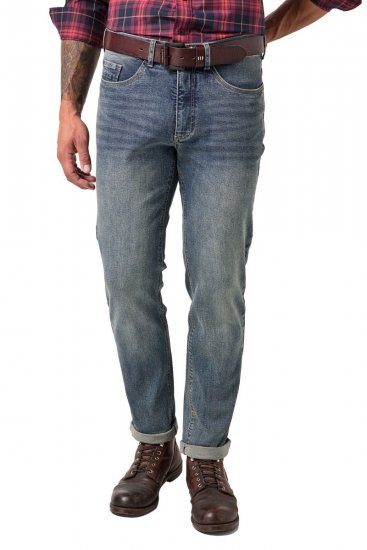 JP1880 FLEXNAMIC Modern Straight Fit Jeans Vintage Denim - Farmer & nadrág - Farmer és nadrág - W40-W70