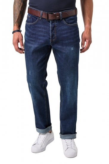 JP1880 FLEXNAMIC Jeans Tapered Loose Fit Dark Denim Blue - Farmer & nadrág - Farmer és nadrág - W40-W70