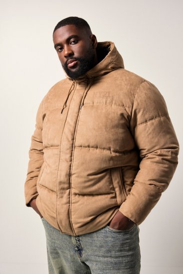 STHUGE Jacket Puffer With Warm Quilting Beige - Kabátok - Nagyméretű Kabátok - 2XL-8XL