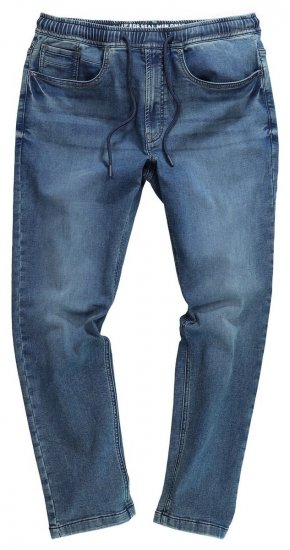 JP1880 FLEXNAMIC Straight Fit Jeans with Stretch Waist - Farmer & nadrág - Farmer és nadrág - W40-W70