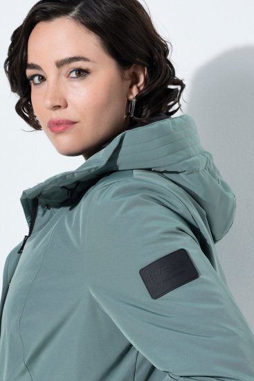 Ulla Popken 842008 Funkcionális kabát Zöld - Kabátok - Női plus size kabátok