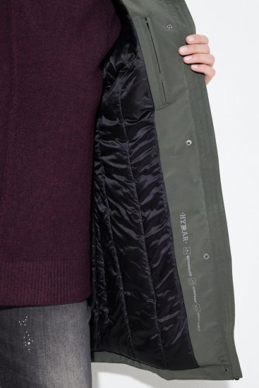 Ulla Popken 842008 Funkcionális kabát Zöld - Kabátok - Női plus size kabátok