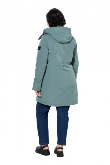Ulla Popken 842008 Funkcionális kabát Zöld - Kabátok - Női plus size kabátok