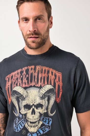 JP1880 T-Shirt Driven By The Devil Black - Pólók - Nagyméretű pólók - 2XL-14XL