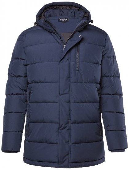 Men+ 426 Parka kapucnival Sötétkék - Kabátok - Nagyméretű Kabátok - 2XL-8XL