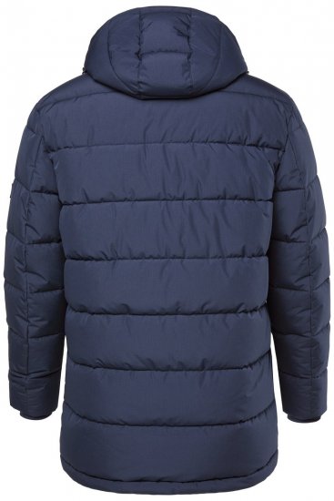 Men+ 426 Parka kapucnival Sötétkék - Kabátok - Nagyméretű Kabátok - 2XL-8XL