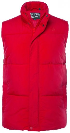 STHUGE 842684 Bélelt mellény Piros - Kabátok - Nagyméretű Kabátok - 2XL-8XL