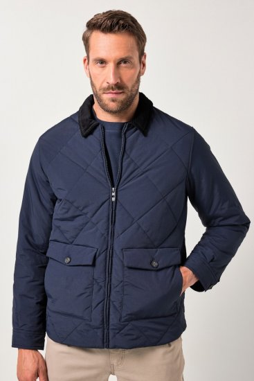 JP1880 842790 Steppelt bomber dzseki újrahasznosított anyagból Sötétkék - Kabátok - Nagyméretű Kabátok - 2XL-8XL