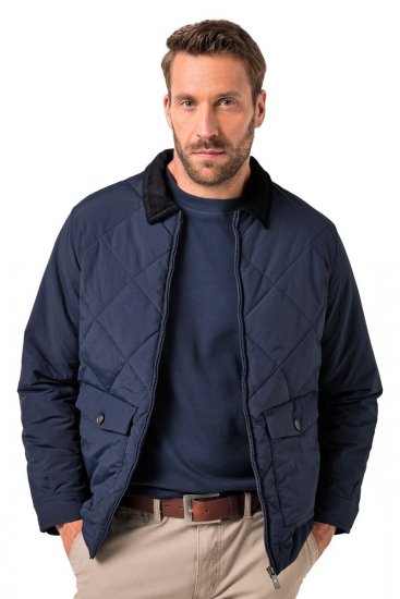 JP1880 842790 Steppelt bomber dzseki újrahasznosított anyagból Sötétkék - Kabátok - Nagyméretű Kabátok - 2XL-8XL