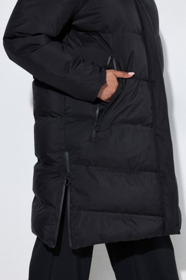 Ulla Popken SYMPATEX Triple Function Coat Black - Kabátok - Női plus size kabátok