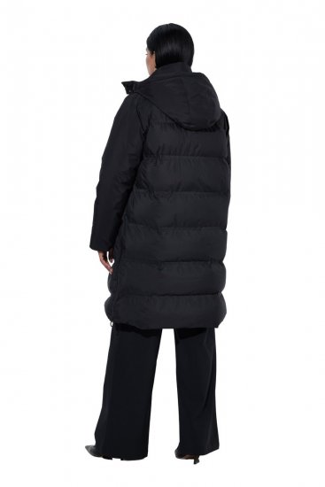 Ulla Popken SYMPATEX Triple Function Coat Black - Kabátok - Női plus size kabátok
